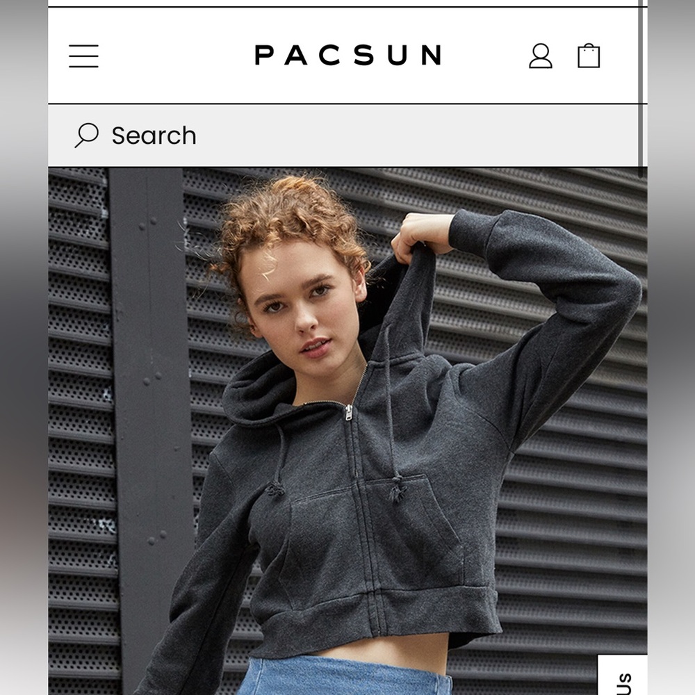 brandy melville dark gray jacket